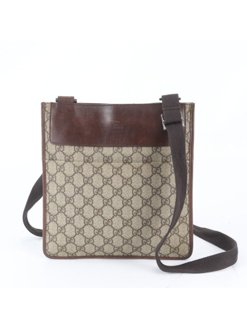 Gucci GG Supreme Leather Shoulder Bag Crossbody Messenger Business